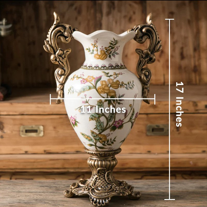 Emerald Gleam Decorative Vases and Showpieces