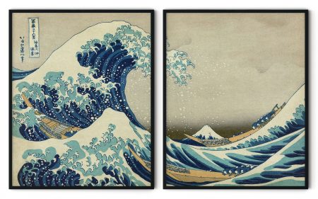 The great wave of Kanagawa by Katsushika Hokusai (1829)