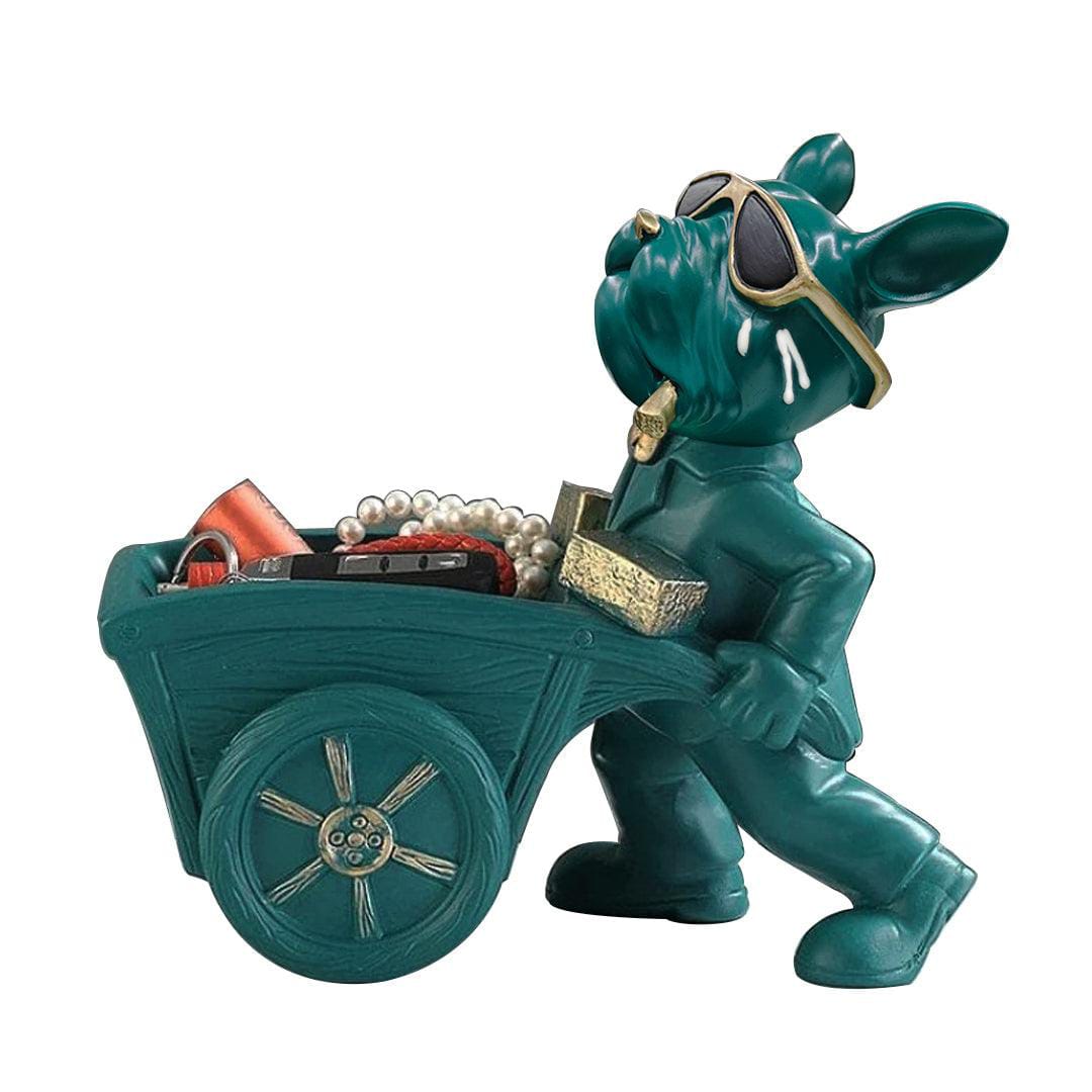 bulldog carrying cart