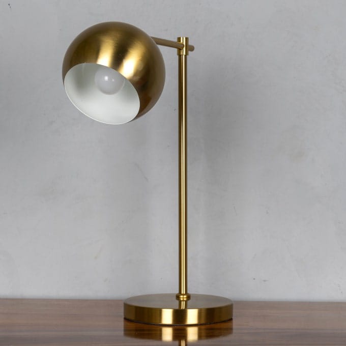 Rumor Mill (Gold) Study Table Lamp