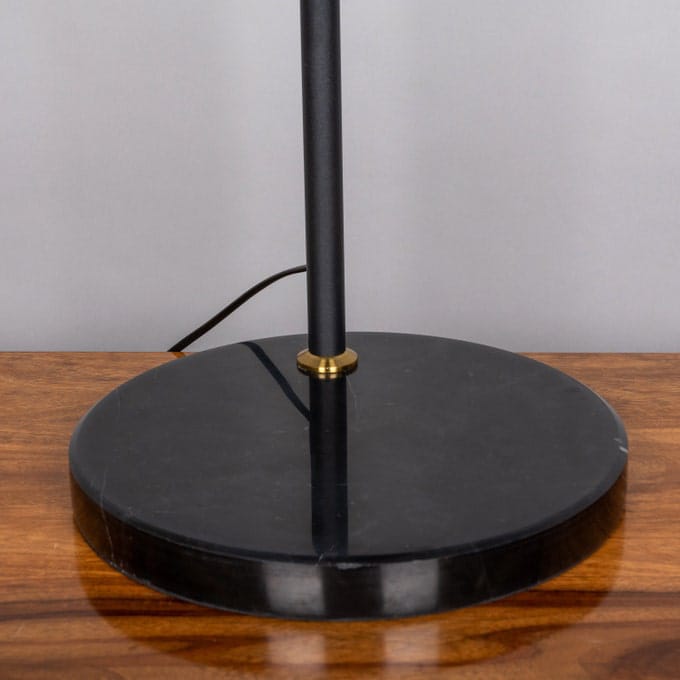 New In Neutral (Black) Marble Floor Lamp