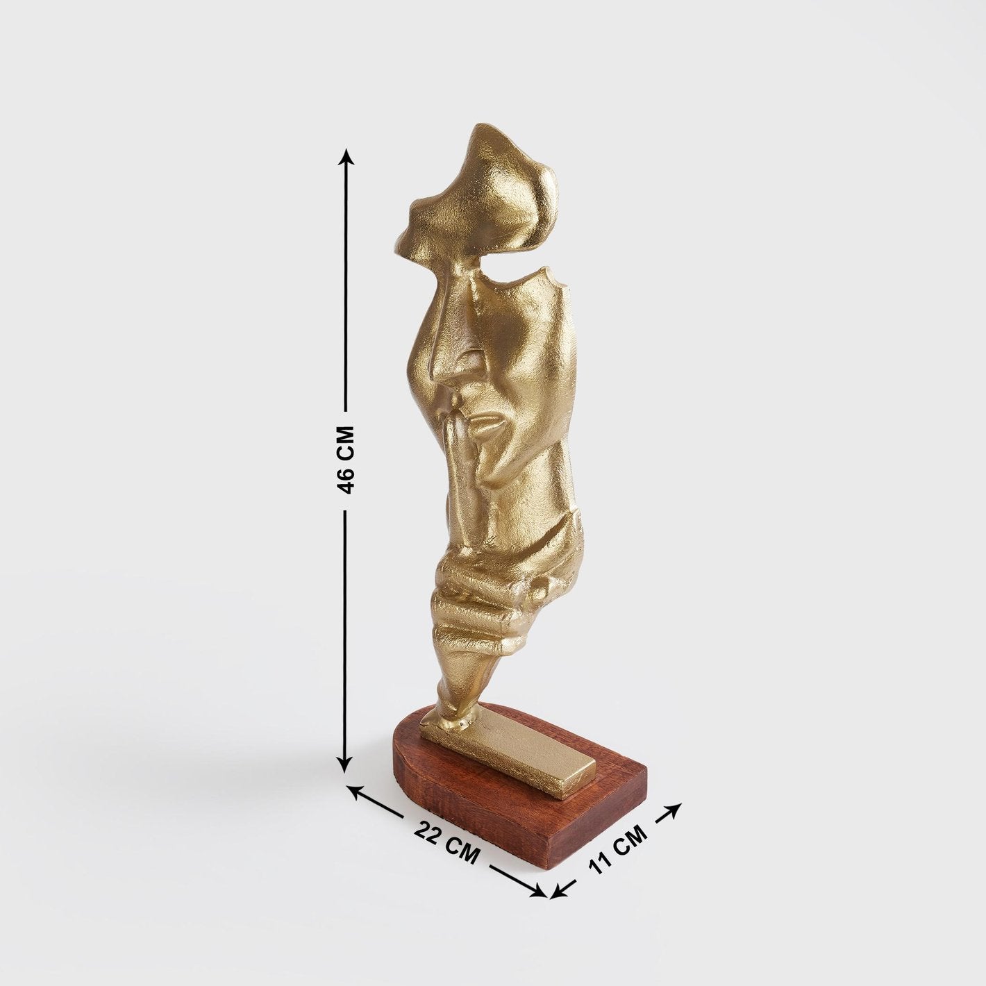Fiesta Gold Solid Sculpture Polyresin Figurine