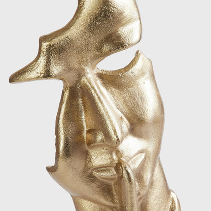 Fiesta Gold Solid Sculpture Polyresin Figurine