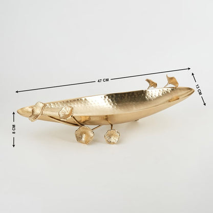Splendid Brass Hammered Decorative Platter