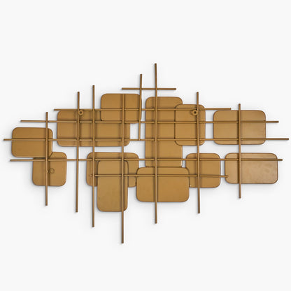 Panorama Sparta Metal and Glass Wall Art -