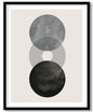 Abstract submerge circles abstract