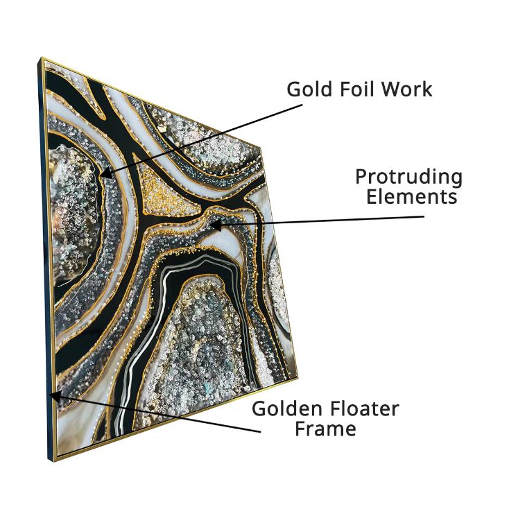 Styl'Urs Twinkling Resin Art Painting