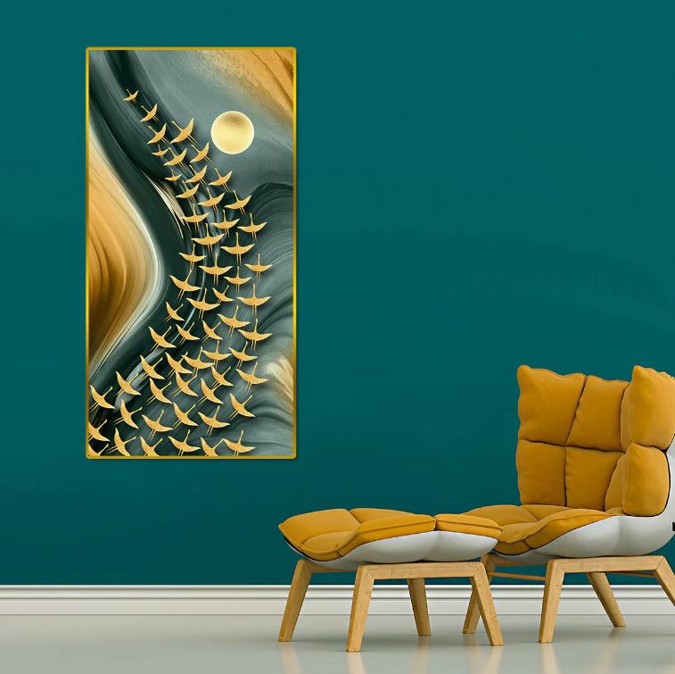 Stly'Urs Abstract Framed Canvas Painting