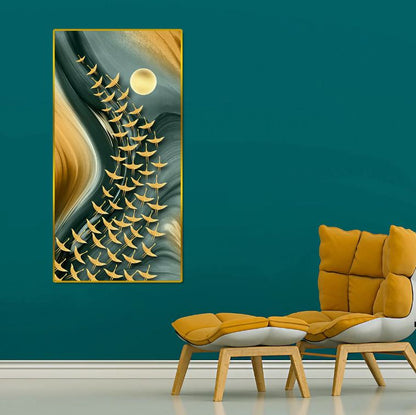 Stly'Urs Abstract Framed Canvas Painting