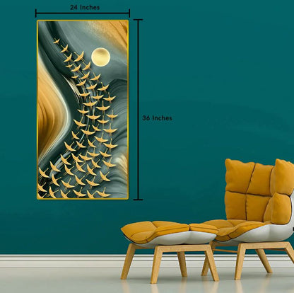 Stly'Urs Abstract Framed Canvas Painting