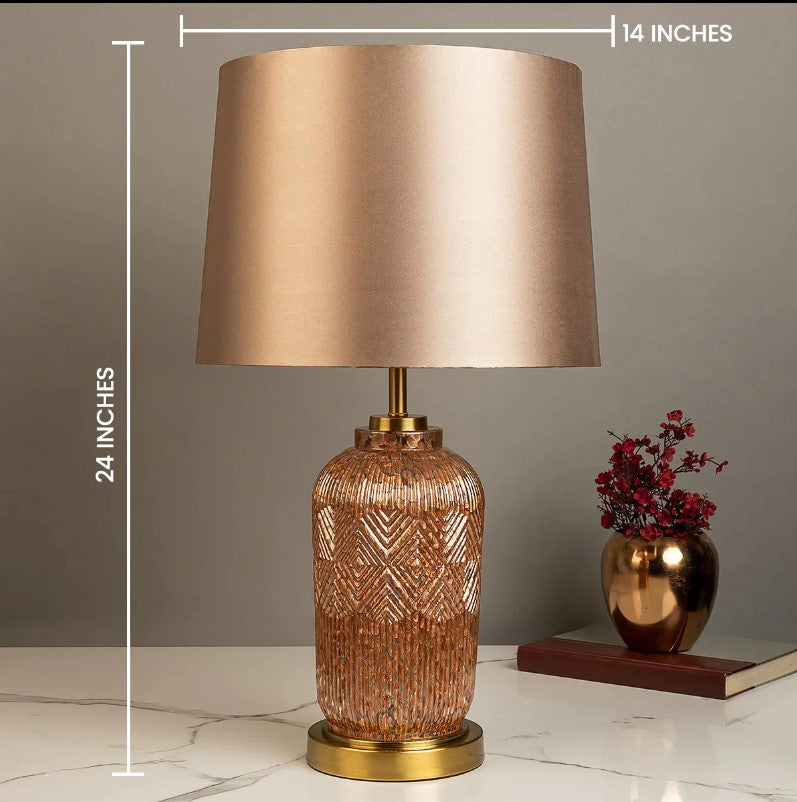 Algeria Serpentine Style Stainless Steel Table Lamp