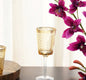 Set Of 4 Citrine Gold Wine Glass
