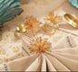 Set of 4 Gold Napkin Rings