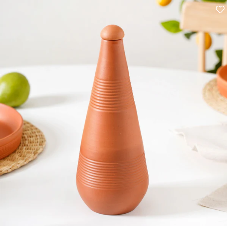 Terracotta Taper Water Bottle 800ml