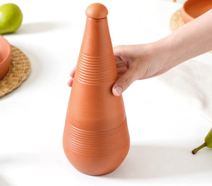 Terracotta Taper Water Bottle 800ml