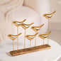 Gold Birds Decor Accent Showpiece
