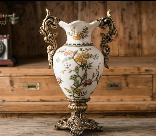 Emerald Gleam Decorative Vases and Showpieces