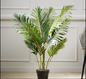 Green Artificial Areca Palm Potted Plant