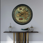 Timeless Tradition Luxury Wall Clock With Moving Gear Mechanism - Small (Steel Body)