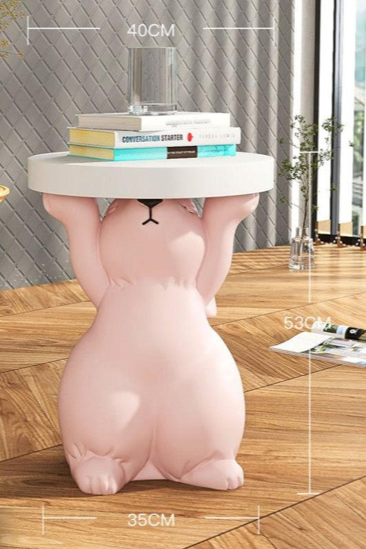 rabbit table decor