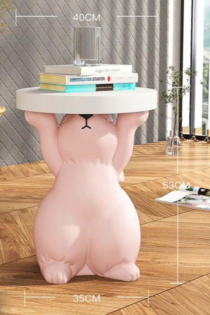 rabbit table decor