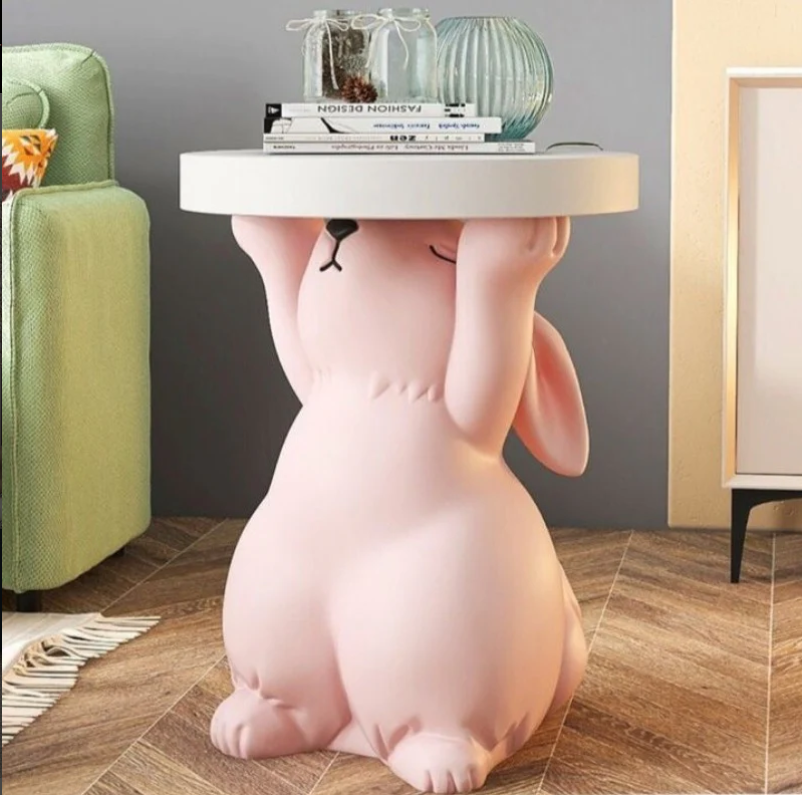 rabbit table decor