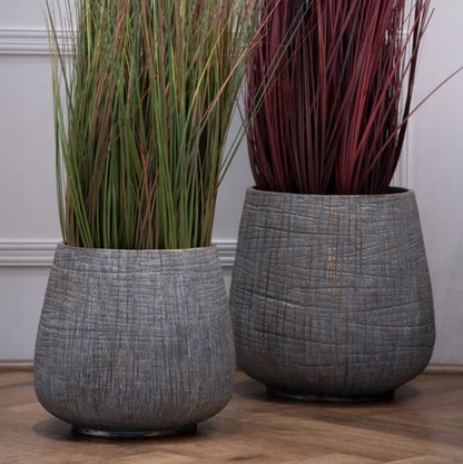 Woodland Grey Resin Planter Large