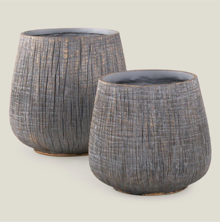 Woodland Grey Resin Planter Large