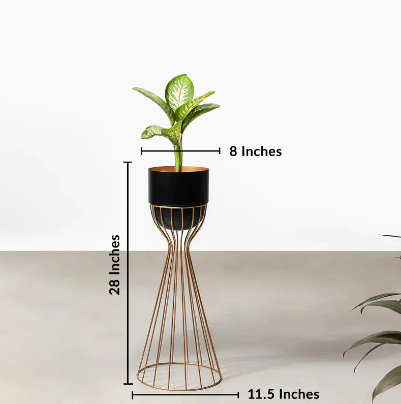 Artful Foliage Planters - Small - Black
