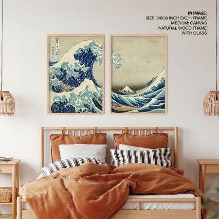 The great wave of Kanagawa by Katsushika Hokusai (1829)