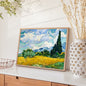 Wheat Field with Cypresses by Vincent van gogh