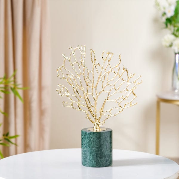 Gold & Marble Tree Decor Showpiece Large