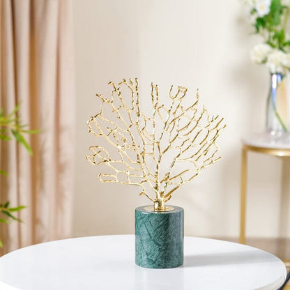 Gold & Marble Tree Decor Showpiece Large