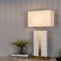 Just A Memory (Extra Large, White, Gold) Marble Table Lamp