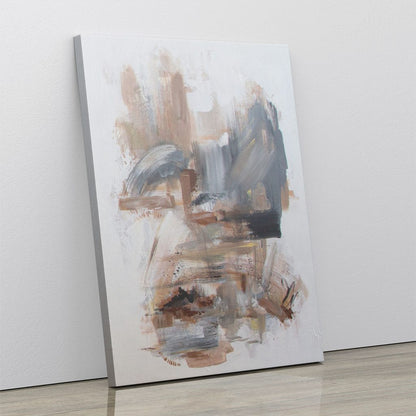 Abstract beige brushstrokes