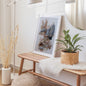Abstract beige brushstrokes