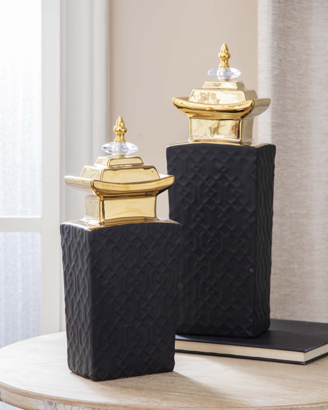 Celtic Knots Decorative Lidded Jar - Small