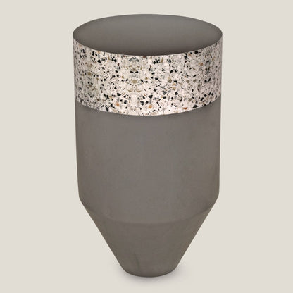 Speckle Terrazzo Grey Iron Planter Large