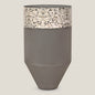Speckle Terrazzo Grey Iron Planter Large