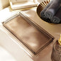 Brown Diamond Texture Glass Tray