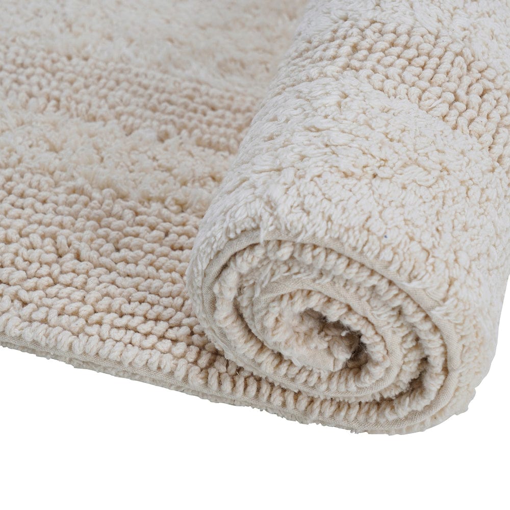 Off White Reversible Bathmat