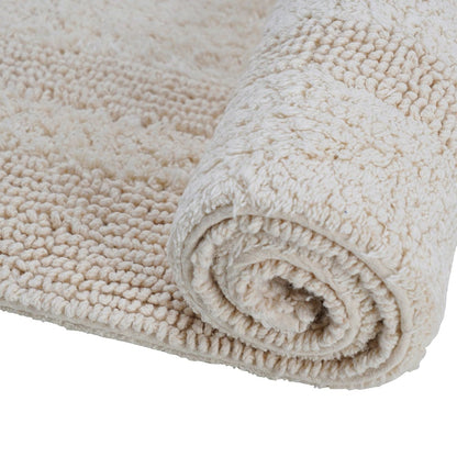 Off White Reversible Bathmat