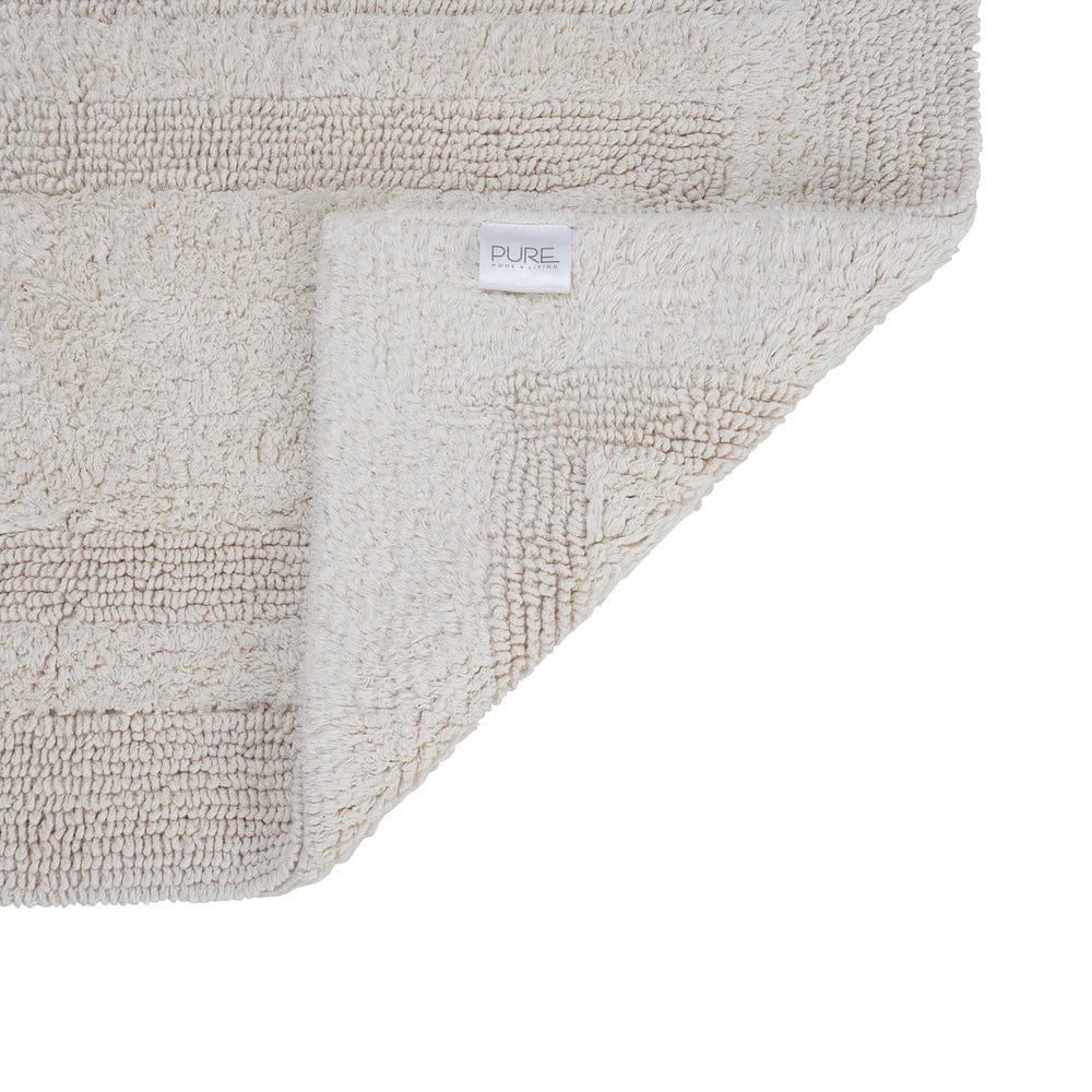Off White Reversible Bathmat