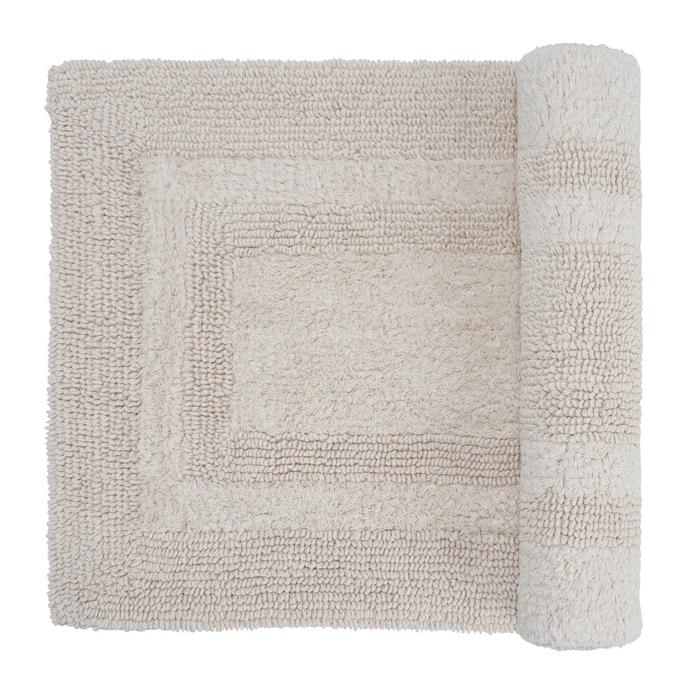 Off White Reversible Bathmat