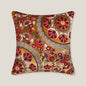 Masrur Yellow Emb. Velvet Cushion Cover
