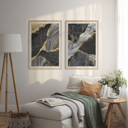 Blank boldface marble abstract