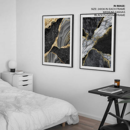 Blank boldface marble abstract
