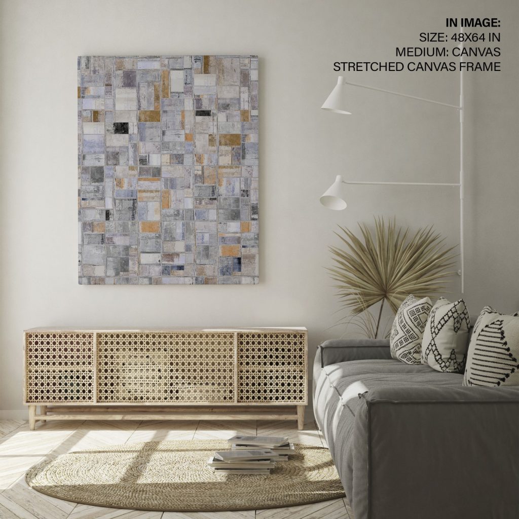 Abstract square grunge