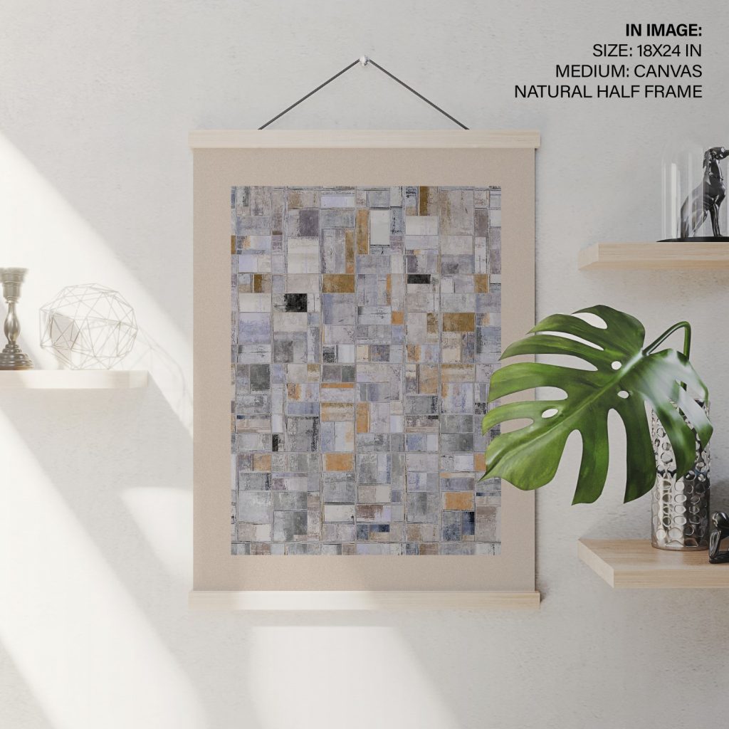 Abstract square grunge