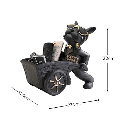 bulldog carrying cart
